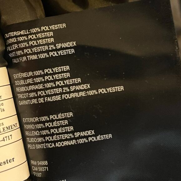 NWT Bernardo of Fashion Collection B NY Olive Bomber Fall Winter Coat Size M - Picture 4 of 6